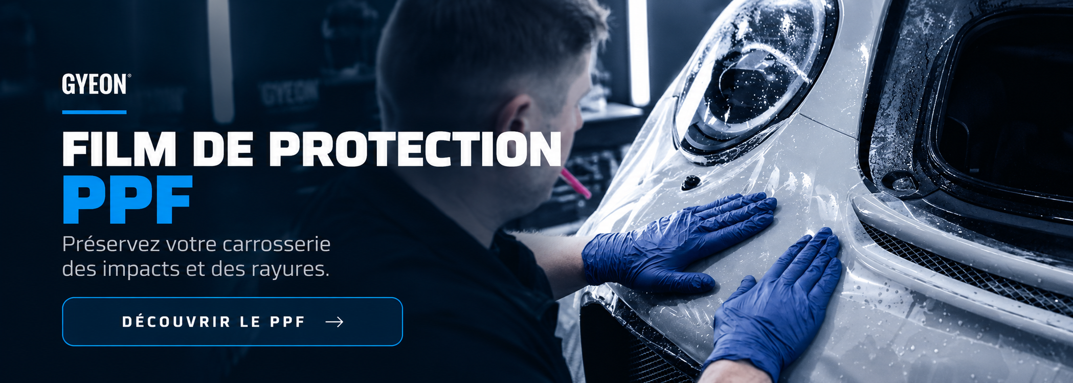 Film de protection PPF sur voiture sportive Film de protection PPF sur voiture sportive