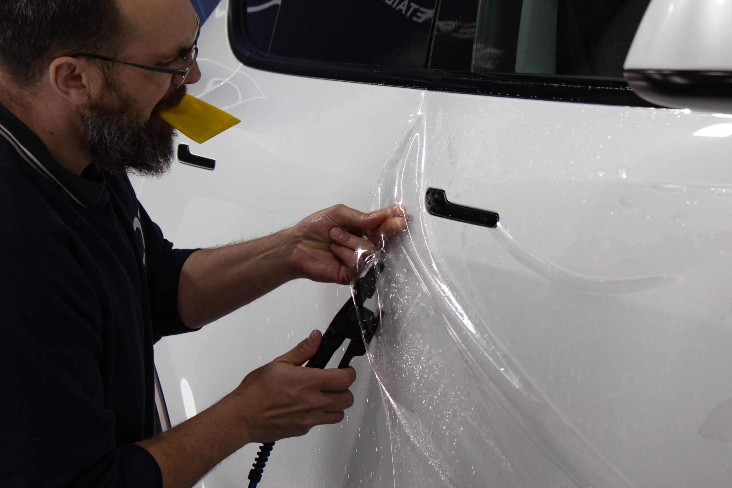 Tesla Model Y – Protection PPF Tesla Model Y en protection PPF chez Deep-Detailing près d’Albertville